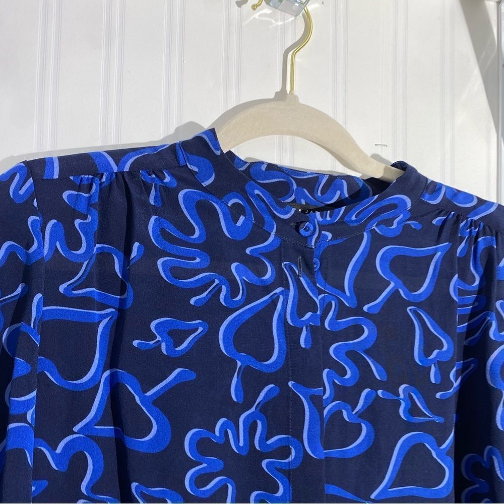 Tara Jarmon‎ printed blouse Sz 38 - Picture 3 of 5